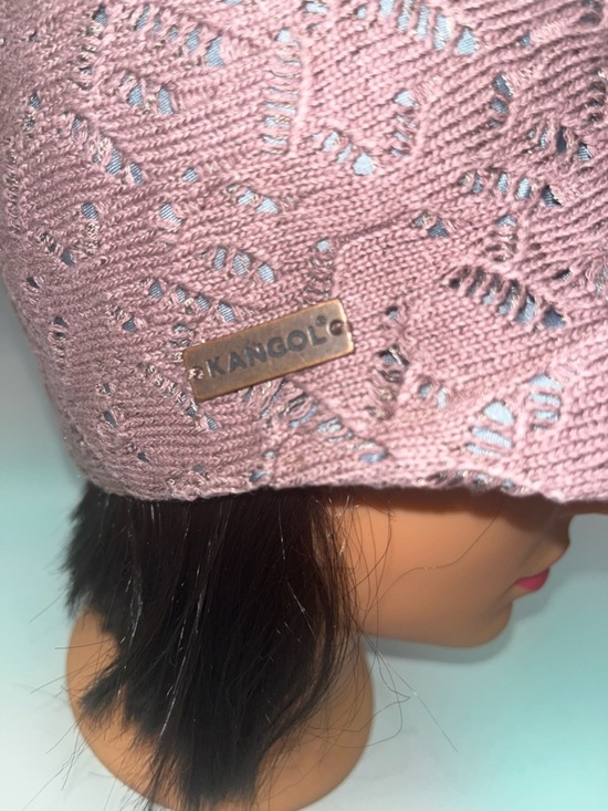 Kangol Women\'s Dusty Pink Knit Visor Hat main image 16